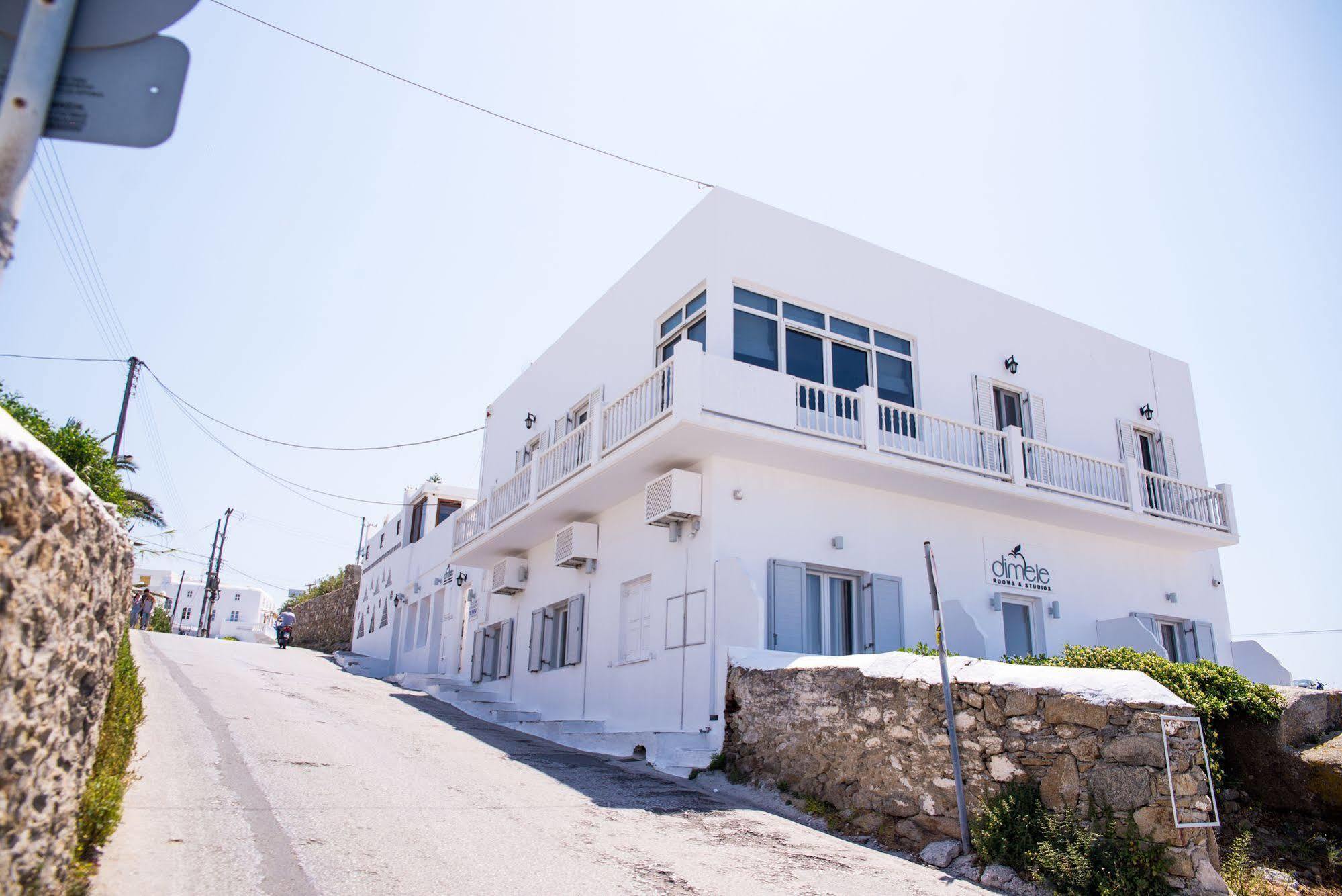 Dimele Rooms & Studios Mykonos Town Екстер'єр фото
